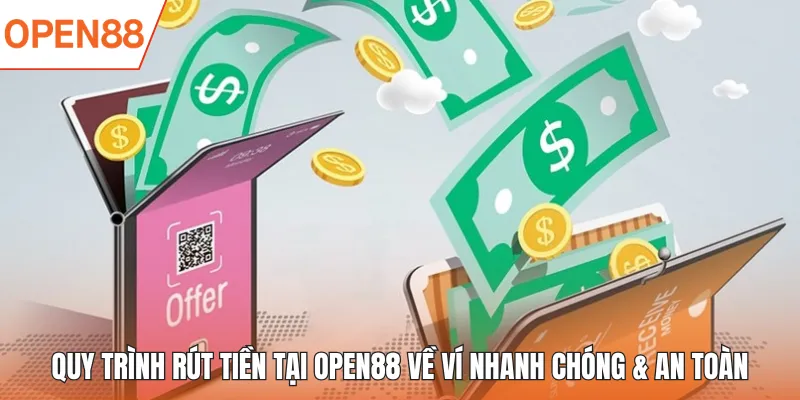 Quy trình rút tiền tại OPEN88 về ví nhanh chóng & an toàn
